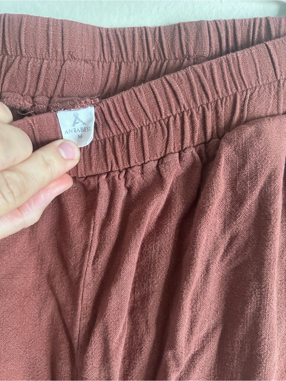 Wide-Leg Cropped Line-blend Pants - Picture 4 of 6